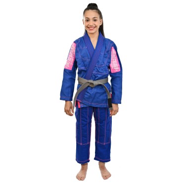 Kimono In The Guard, de Jiu Jitsu Infantil  -  Pink Azul