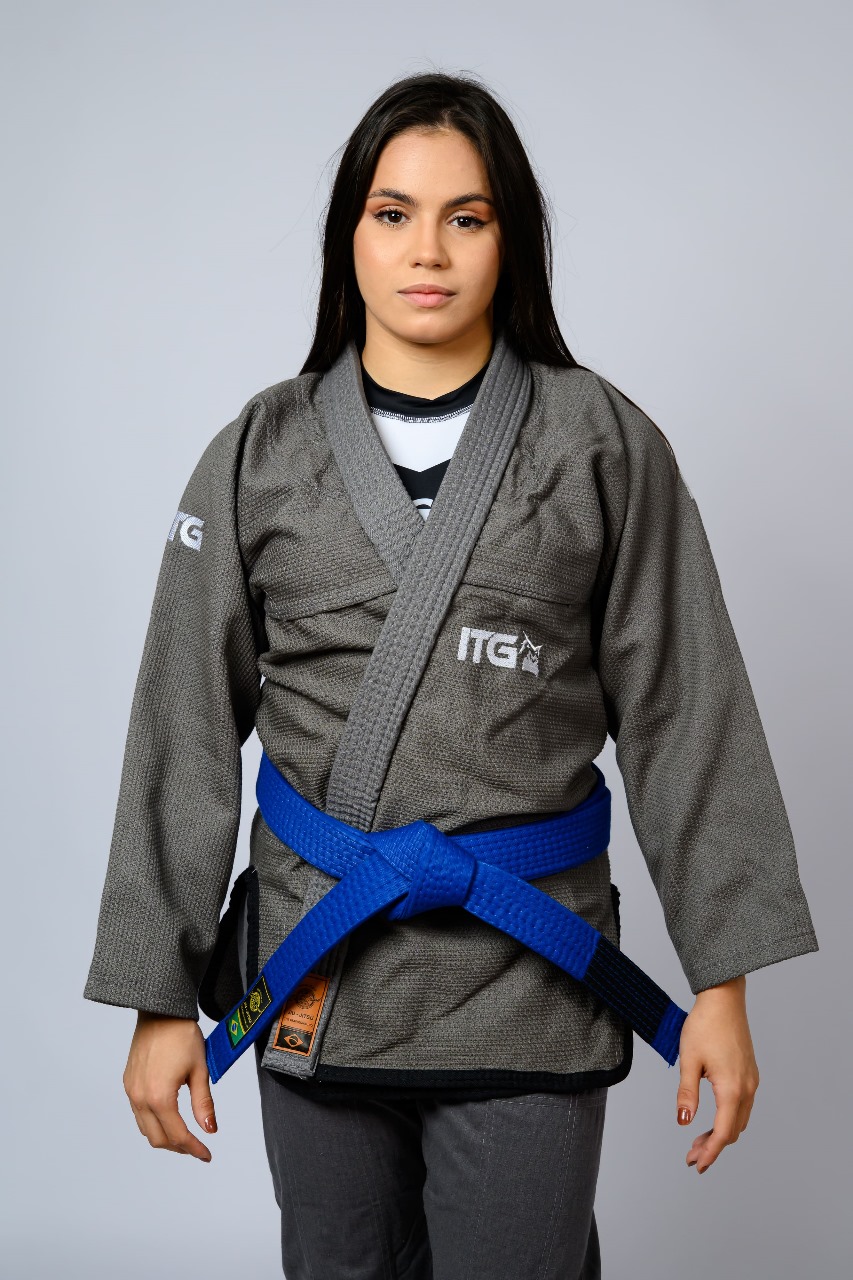 Kimono In The Guard Feminino Chumbo
